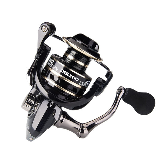 New 13+1BB Fishing Spinning Reel 2000-6000 No Gap Metal Spool Gear Ratio 5.2:1  Reel Carp Fishing Gear Pesca