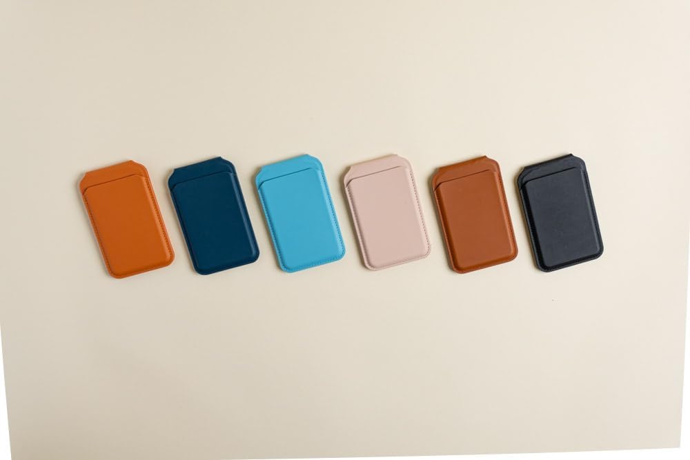 Satechi Magnetic Magsafe Wallet, Double Flap Stand Card Holder, 4 Slots with Front NFC Pass-Through, Adjustable Phone Attachment for iPhone 17/16/15/14/13/12, Travel Accessory