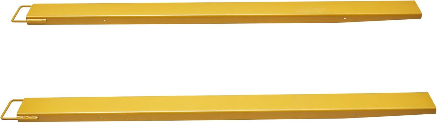 VEVOR Forklift Extensions, 84 Inch Fork Extensions 4.5 Inch Width, Heavy Duty Fork Extensions for Forklifts, 1 Pair Forklift Extensions for Truck