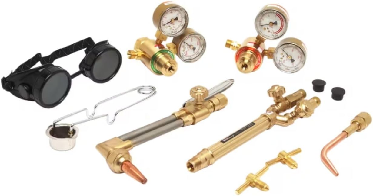 Forney 1753 Tote A Torch Light/Medium Duty, Torch Cutting and Welding Portable Kit,Red