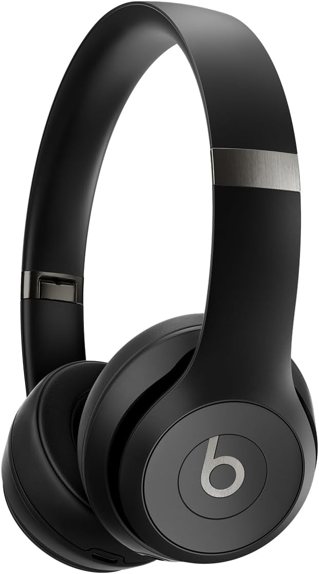 Beats Solo 4 - Wireless Bluetooth On-Ear Headphones, Apple & Android Compatible, Up to 50 Hours of Battery Life - Matte Black