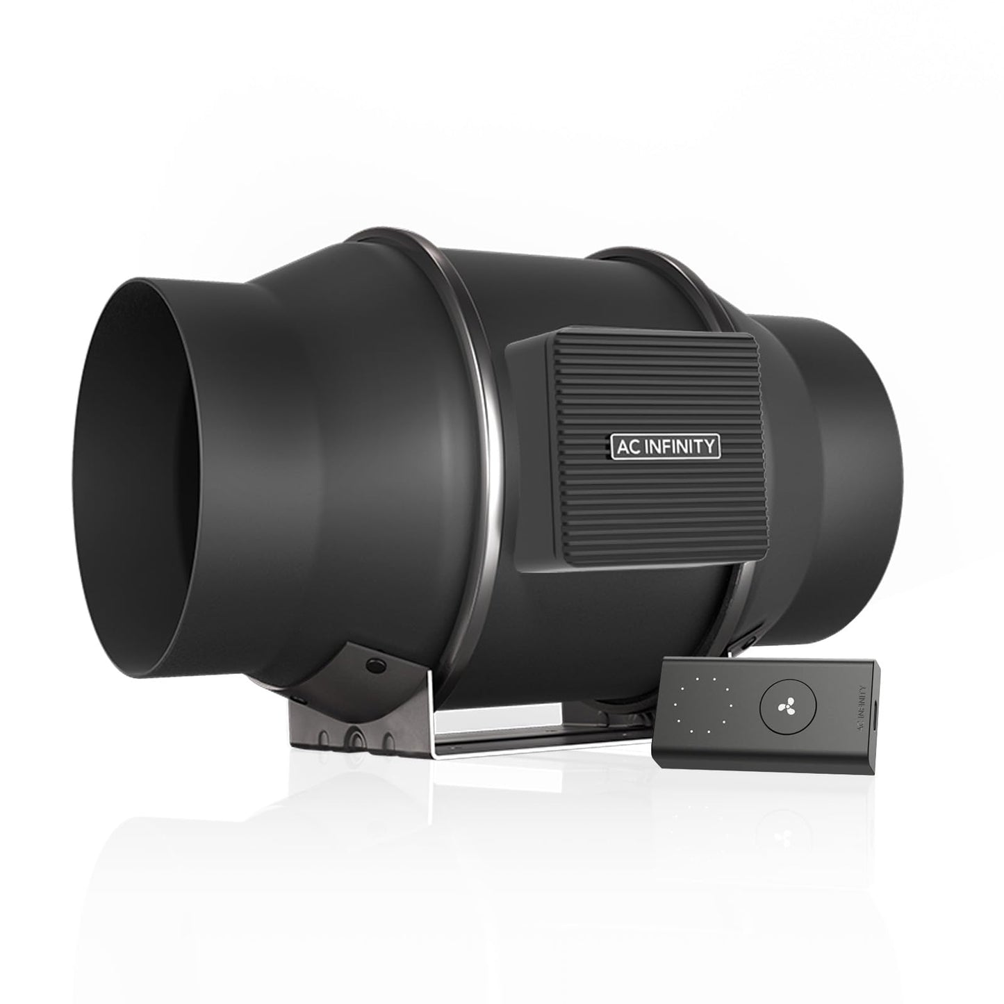 AC Infinity CLOUDLINE S8 PRO, Quiet 8” Inline Duct Fan with 10-Speed Controller, EC-Motor Ventilation Exhaust Fan for Heating Cooling Booster, Grow Tents, Hydroponics