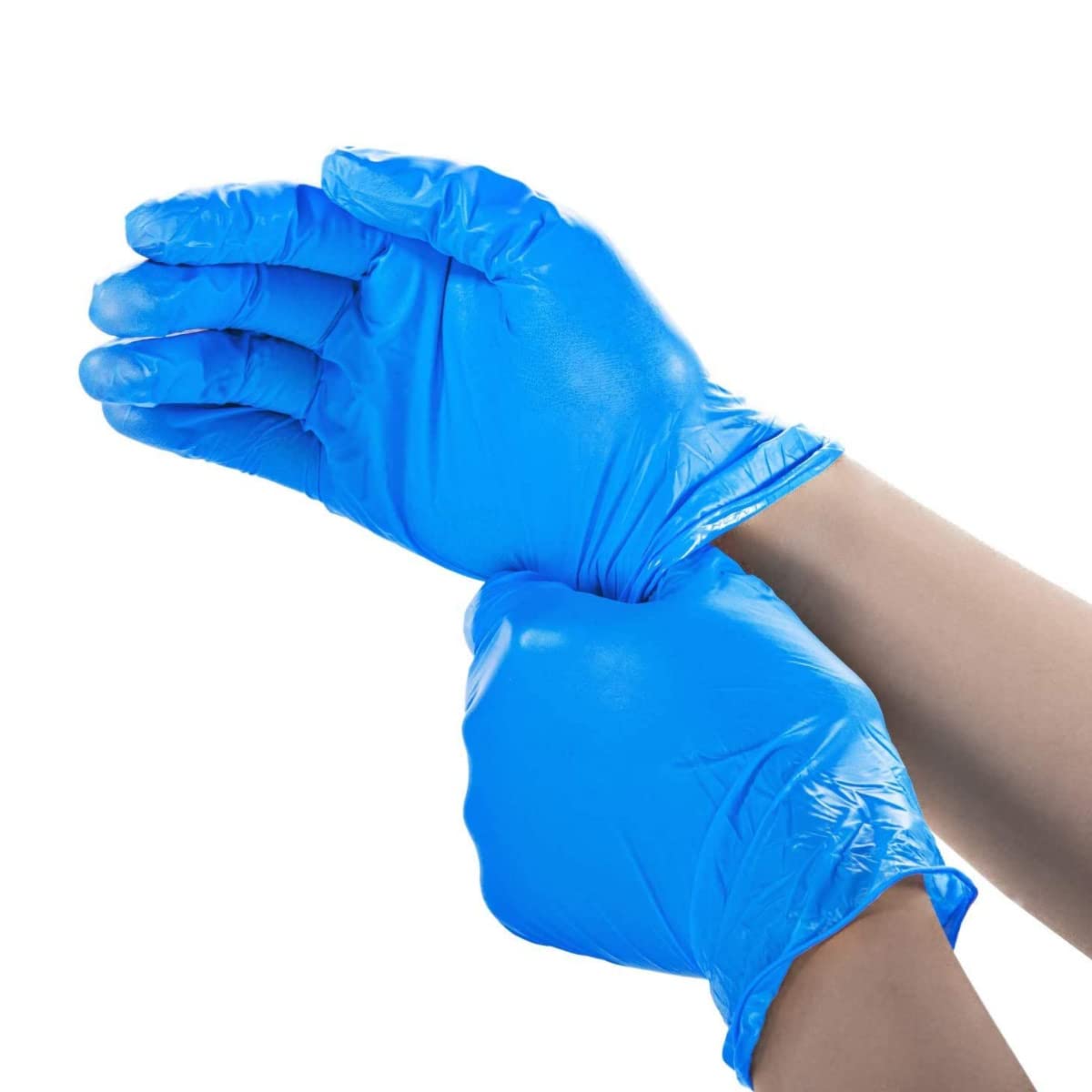 Intco Basic Medical Synmax Vinyl Exam Gloves - Latex-Free & Powder-Free - Medium, BMPF-3002(Pallet of 48,000)