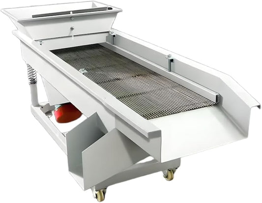 Linear Vibrating Sieve Machine with Motor for Grain Sorting Sifting Screen Equipment Manufacturing Plants Farms Food Beverage