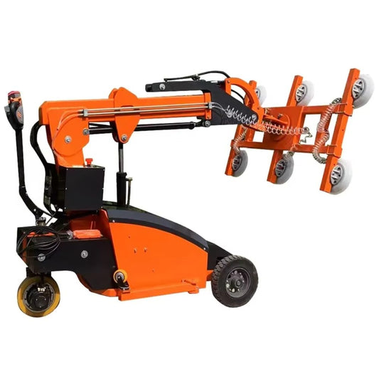 Electric Glass Vacuum Lifting Machine for Industrial Material Handling, Suction Cup Equipment Designed for Glass Processing, Stone Panel Installation, Steel Sheet Transfer and Warehouse Operations