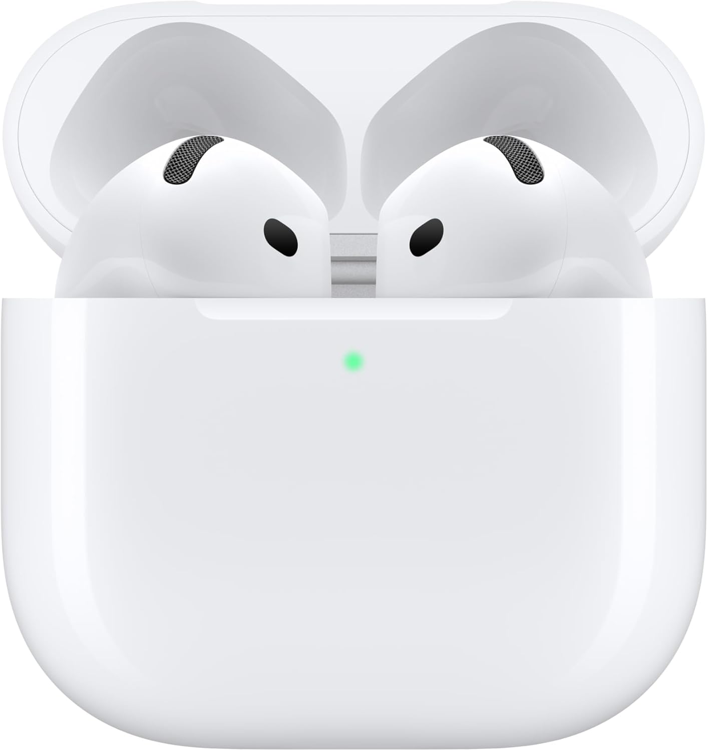 Apple AirPods 4 Wireless Earbuds, Bluetooth Headphones, with Active Noise Cancellation, Adaptive Audio, Transparency Mode, Personalized Spatial Audio, USB-C Charging Case, Wireless Charging, H2 Chip