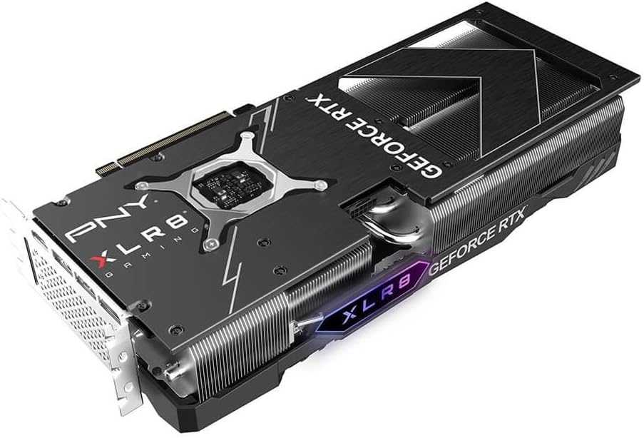 PNY GeForce RTX™ 4070 Ti Super 16GB XLR8 Gaming Verto™ Epic-X RGB™ OC Triple Fan Graphics Card DLSS 3 (ARGB, 256-bit, GDDR6X, PCIe 4.0, HDMI/DisplayPort, incl. Adapter & Support Bracket, 3.3 Slot)