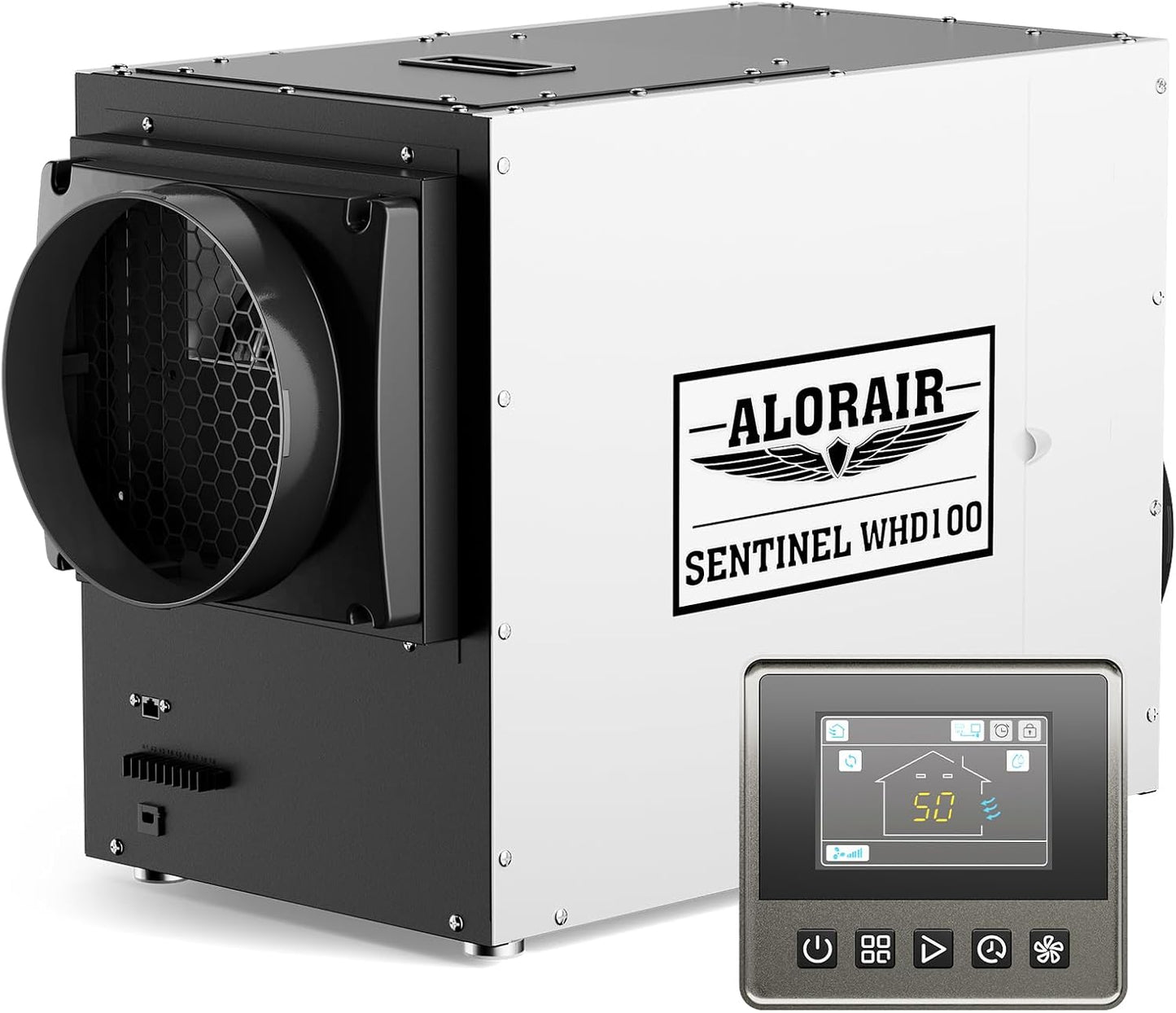 ALORAIR Whole House Dehumidifier, 90 PPD Commercial Grade Whole Home Dehumidifiers for Garages, Water Damage Restoration, 2300 Sq.Ft dehumidifiers for Crawl Space