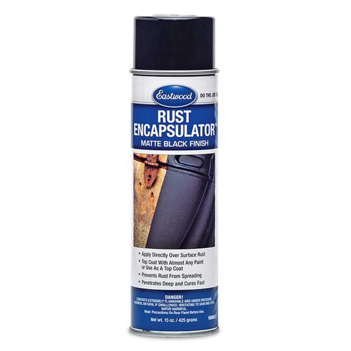 Eastwood Rust Encapsulator Aerosol | Quick Drying with UV Resistance and Heat Resistance up to 400 Degrees Fahrenheit | 15 Oz, Black | 2 Pack
