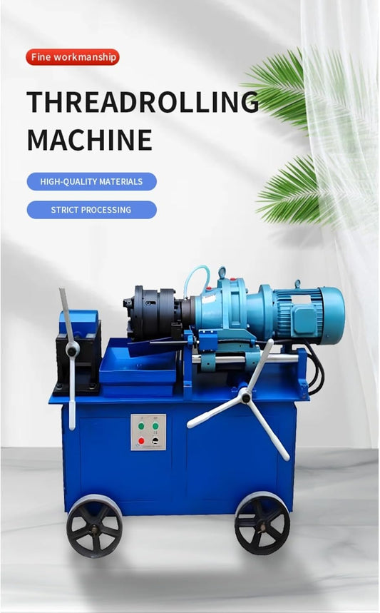 Reinforcing Bar Hydraulic Thread Rolling Machine for Construction Sites, Steel Bar Thread Processing Equipment with Strong Performance and Long Durability