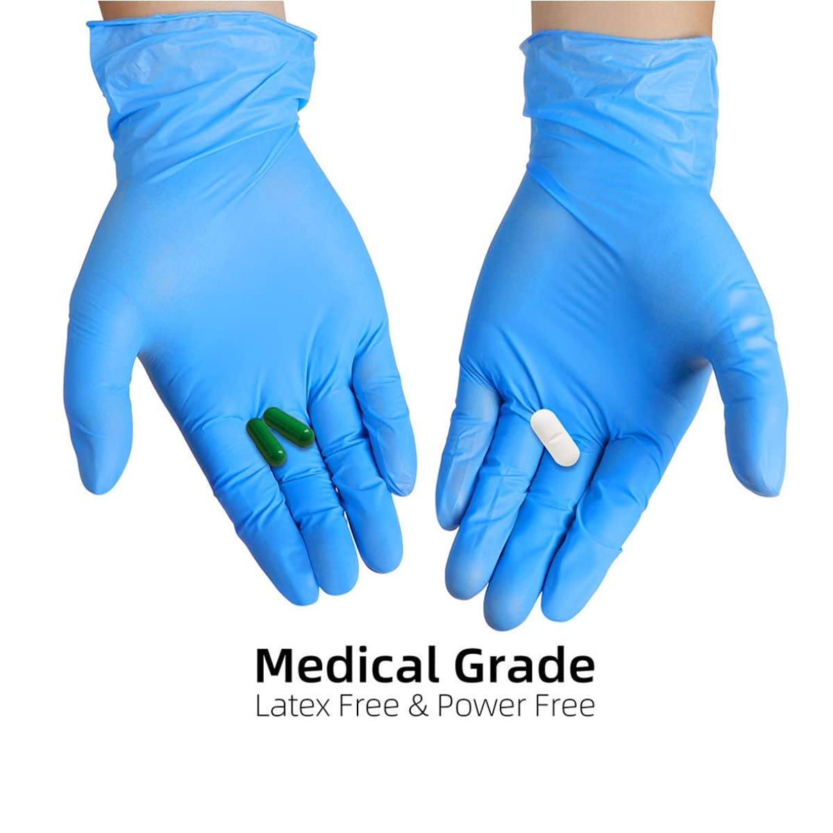 Intco Basic Medical Synmax Vinyl Exam Gloves - Latex-Free & Powder-Free - Medium, BMPF-3002(Pallet of 48,000)