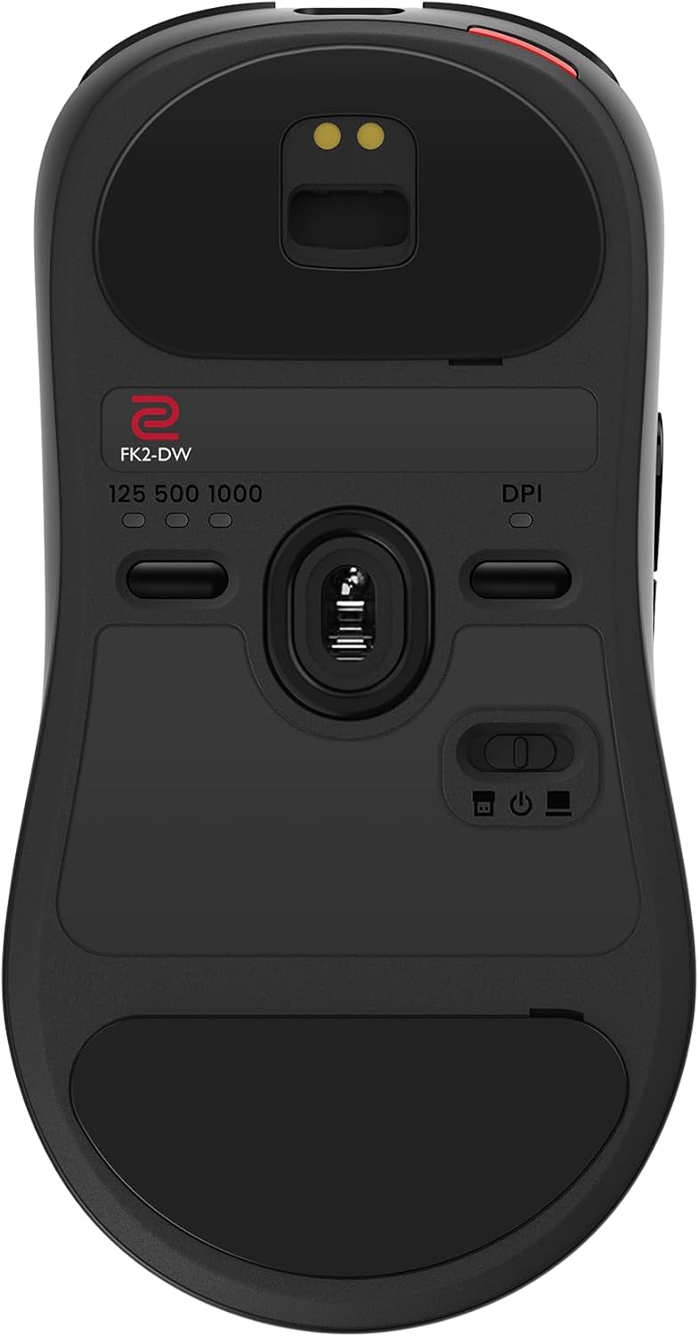 BenQ Zowie FK2-DW 4K Wireless Mouse for Esports, Sports Science, 4K Enhanced Receiver, 60g, Symmetrical, Driverless, 3950 Sensor, 4K Polling Rate Wireless Mouse (FK | 3950 Sensor | Symmetrical)