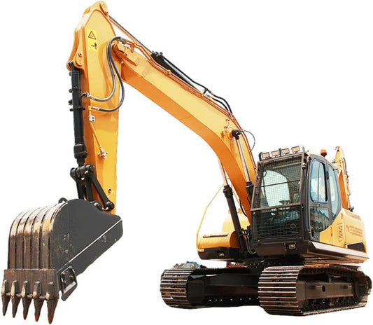 Hydraulic Excavator, Tracked Mini Excavator for Garden and Farm, Compact Earth Moving Equipment for Landscaping and Trenching