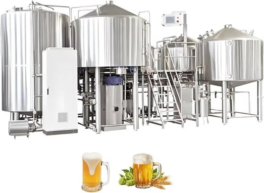 Beer production line, Commercial Beer Brewing Equipment Complete Production Line for Bar Restaurant, Professional Beer Making Machine & Manufacturing Plant System
