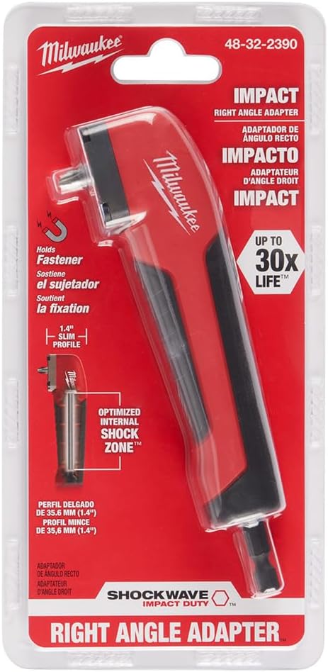 Milwaukee 48-32-2390 Shockwave Right Angle Adapter