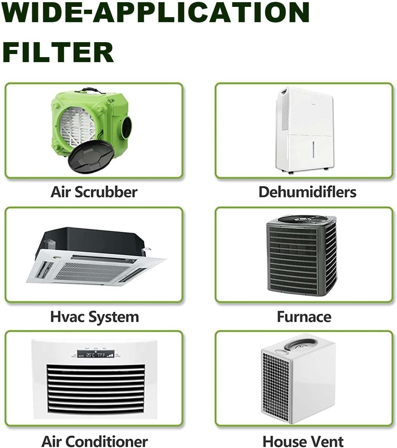 14x14x1 Air Filters, MERV 8 Pleated HVAC Furnace Filters (4-Pack) - Dust Defense, MPR 600 - exact dimensions: 13.75"x13.75"x0.75" - Replacement for AC, Heater, and Ventilation Systems