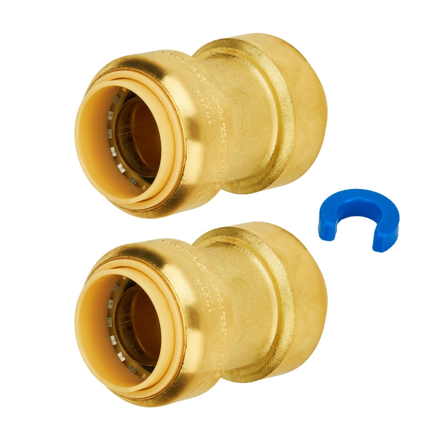 SUNGATOR 1/2 Inch 90 Degree Elbow, Push Pex Elbow 1/2 Inch, No Lead Brass Push-to-Connect Plumbing Fittings for PEX Pipe, Copper, CPVC, with 1 Disconnect Clip, Pack of 12