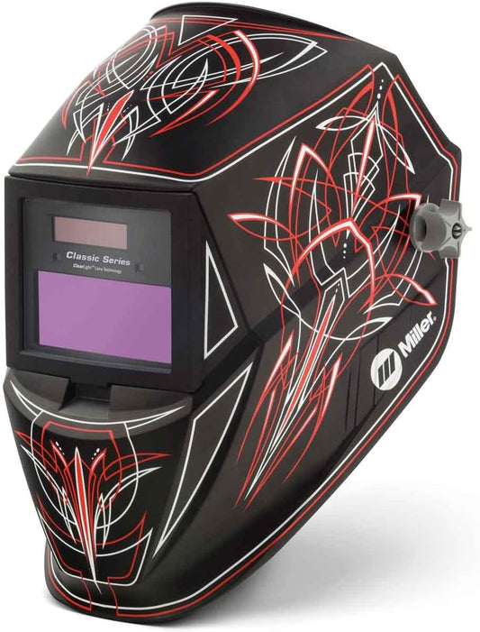Miller 287815 Classic Series Auto Darkening Welding Helmet with ClearLight Lens, Rise