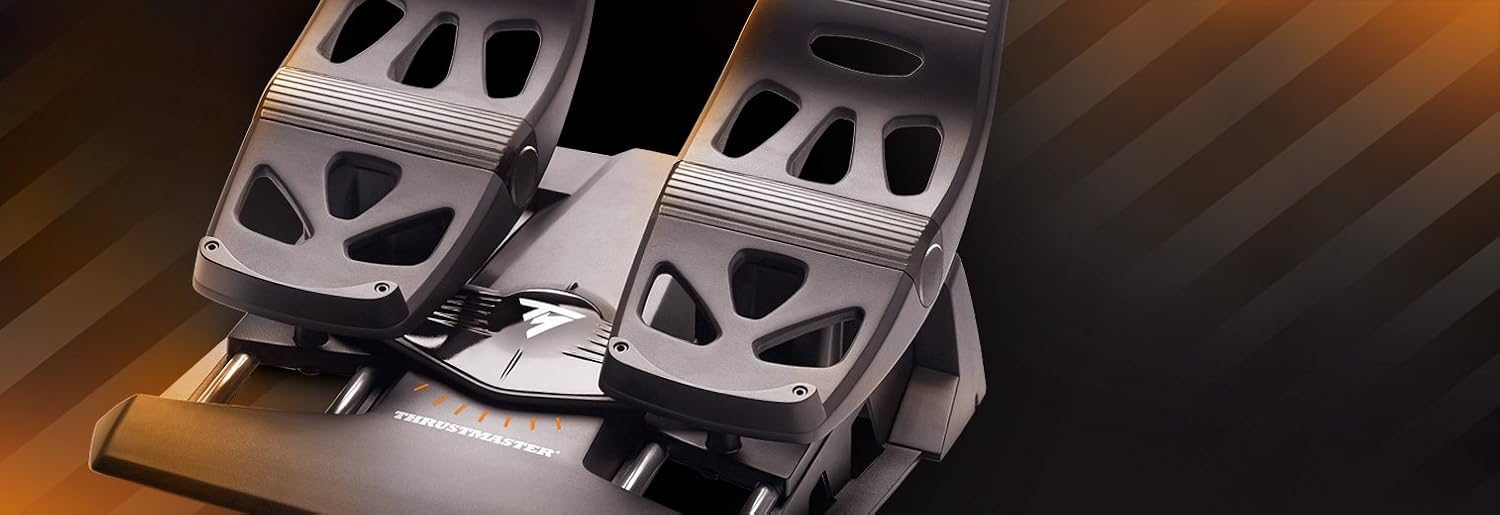 Thrustmaster TFRP Flight Rudder Pedals – Realistic Aviation Control for Flight Simulators (Compatible with PC, Xbox One, and PlayStation 5)