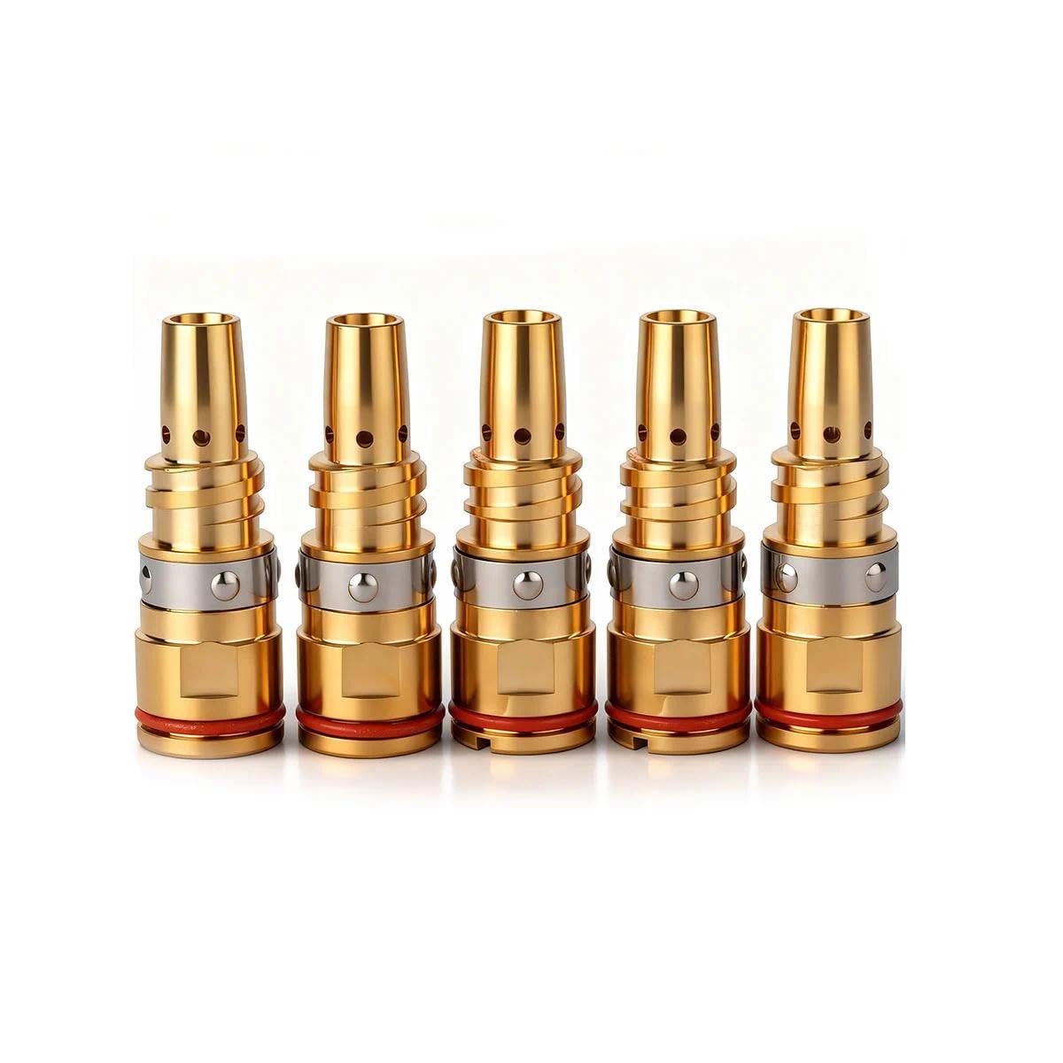 Nozzle For N-M1200C 1/2" Flush AccuLock MDX Fits Miller MDX-250 MDX250 EZ-Select MIG Welding Guns Part 5-PK