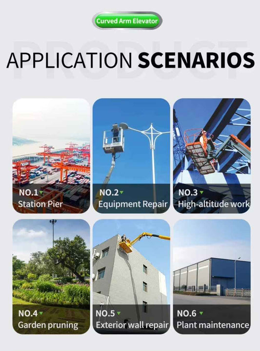 Telescopic Arm Boom Lift Electro Hydraulic Aerial Work Platform for Outdoor Construction