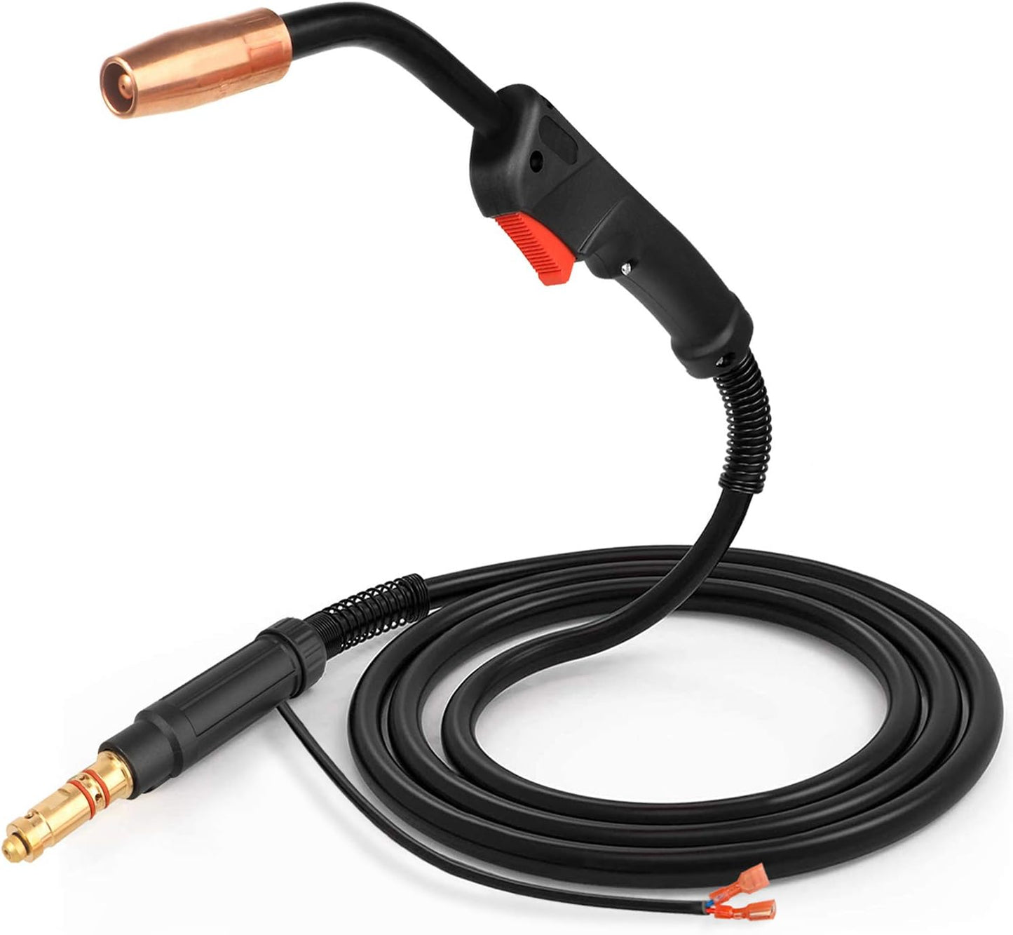 Zinger MIG Welding Gun Torch 100Amp 10' Replacement for Lincoln Magnum 100L K530-5 with 10PCS Mig Welding Contact Tips