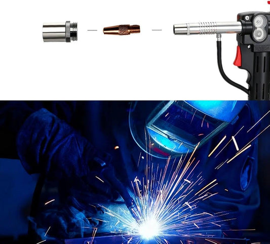 .035 Kit Tube Assembly Contact Tips Nozzle 186404 186405 186406 186419 For Miller Spoolmate 100, 200, 3035, 185 and Hobart Spoolgun DP-3035, SpoolRunner 100,Handler 125, 125 Ez, 130, 140, 190, 210MVP