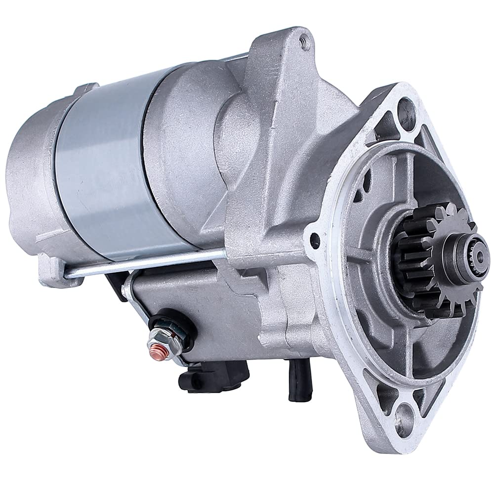 RAREELECTRICAL New Starter Motor Compatible with John Deere Tractors 650 670 855 856 Yanmar Engine 3T72
