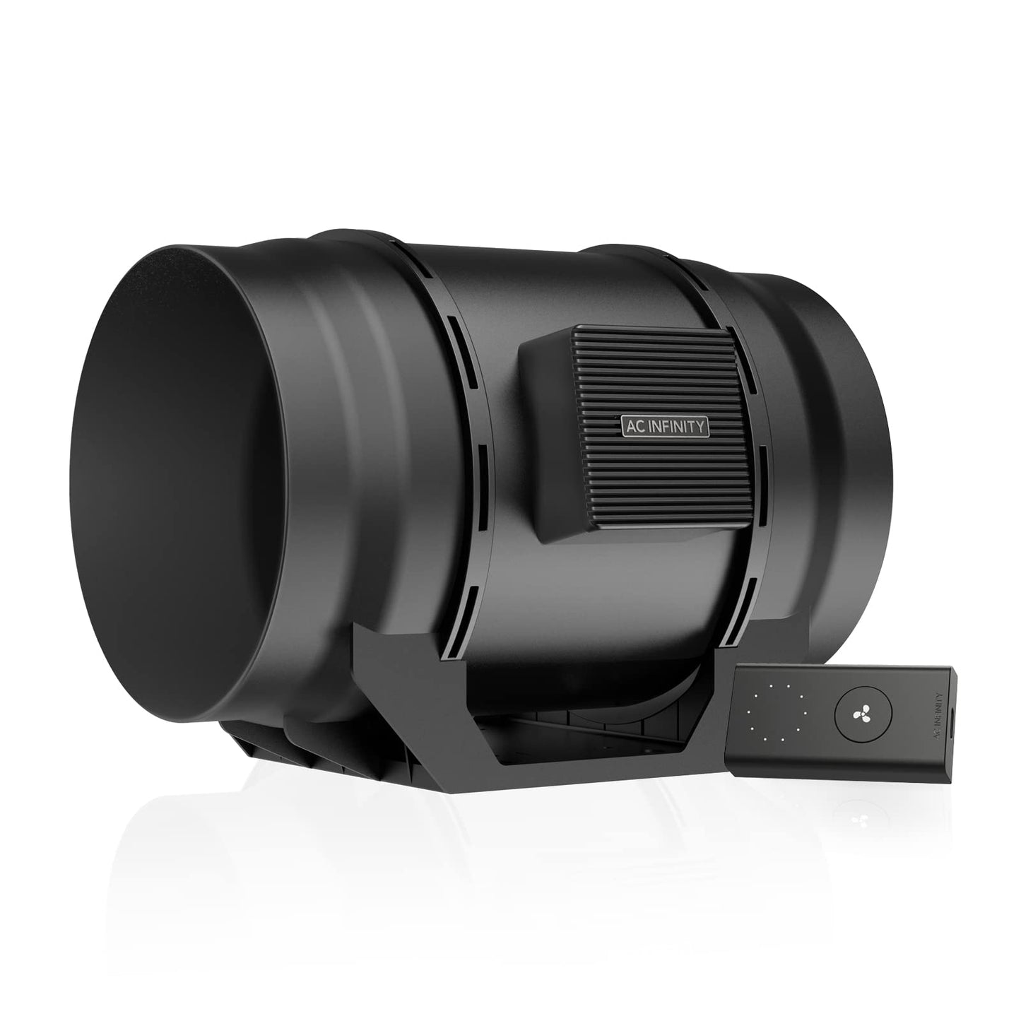 AC Infinity CLOUDLINE S8 PRO, Quiet 8” Inline Duct Fan with 10-Speed Controller, EC-Motor Ventilation Exhaust Fan for Heating Cooling Booster, Grow Tents, Hydroponics