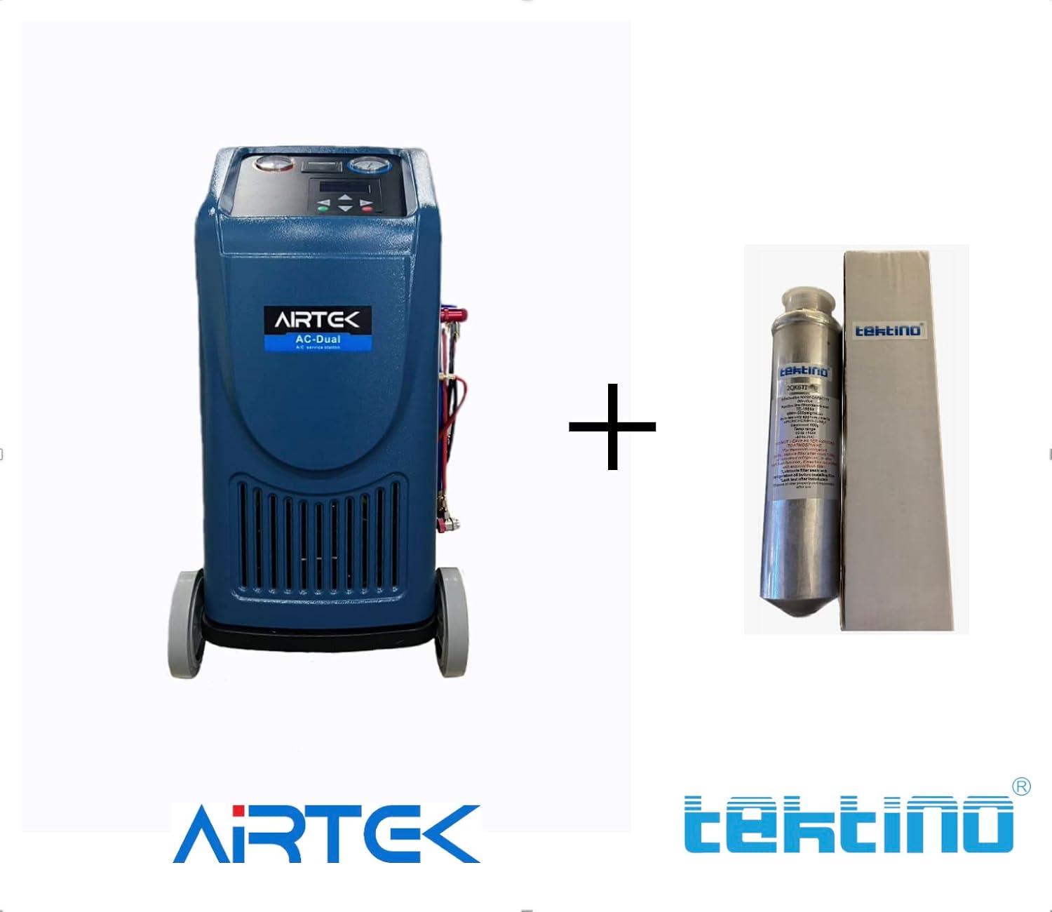 Airtek AC-Dual Fully Automatic Machine, HVAC Automotive Recovery and Recharge of R134 and HFO1234yf