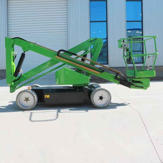 Electric Hydraulic Telescopic Boom Lift Outdoor Construction Aerial Work Platform for Building Facades