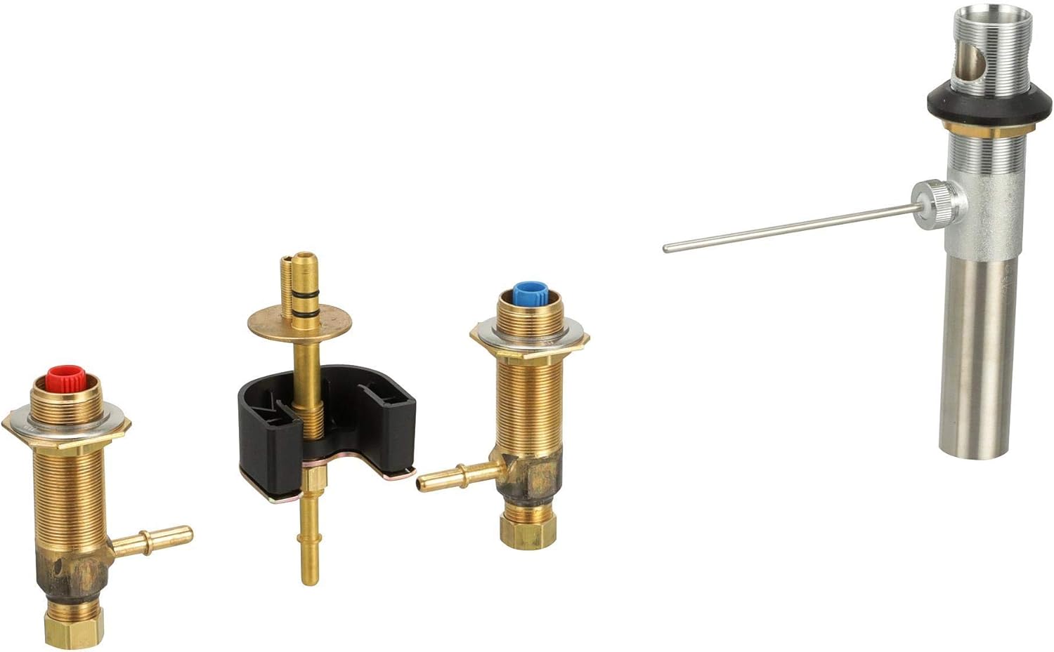 Moen Widespread Bathroom Sink Faucet Rough In Water Valve with Drain Assembly, 9000