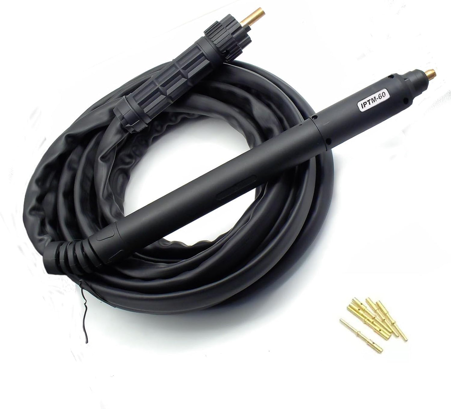 IPT-60 PT-60 PTM-60 IPTM-60 60A Non-HF Pilot Arc Plasma CNC Torch 25' Replacement Fits Everlast PowerPlasma 50s 52i - 62i plasma cutter torch Central Connector