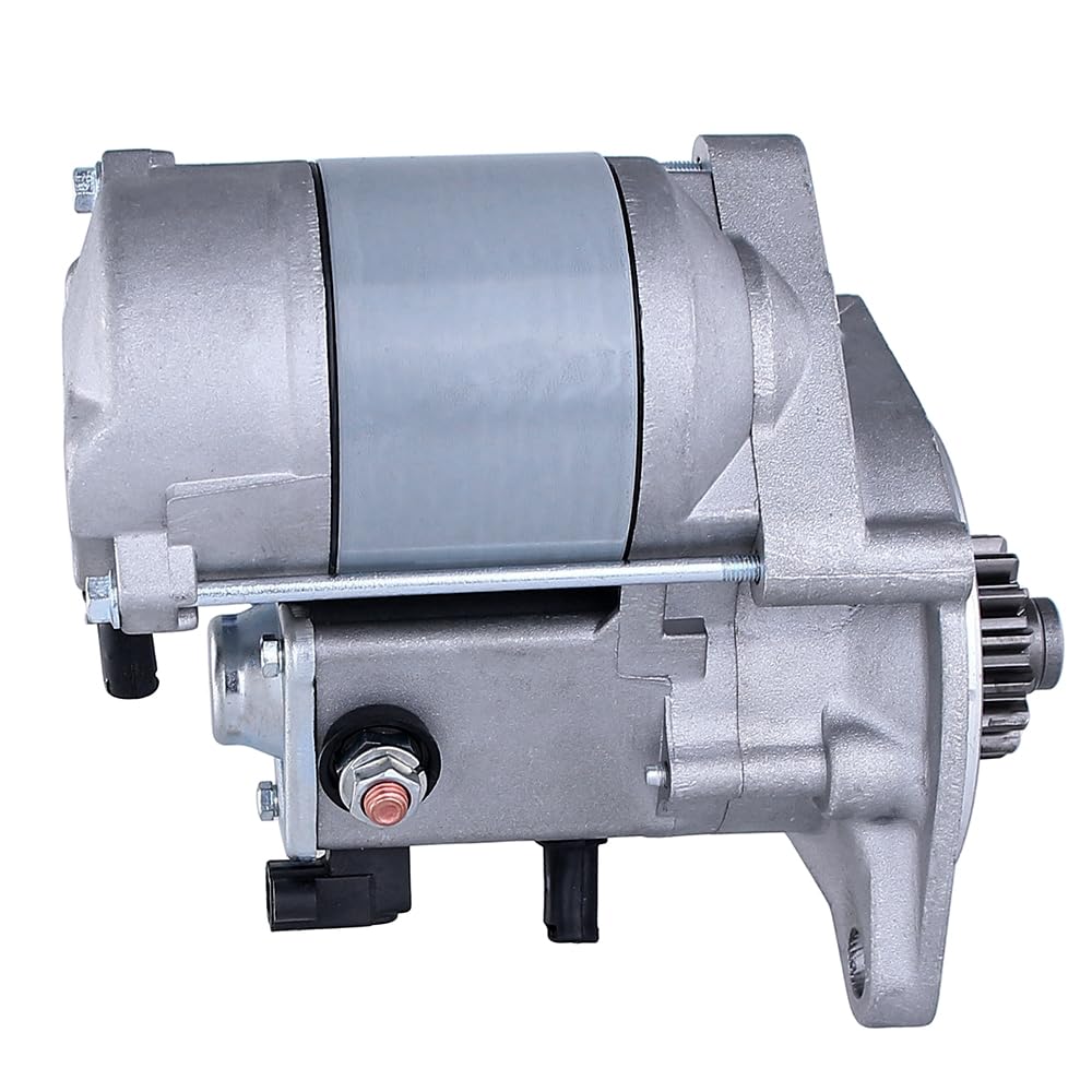 RAREELECTRICAL New Starter Motor Compatible with John Deere Tractors 650 670 855 856 Yanmar Engine 3T72