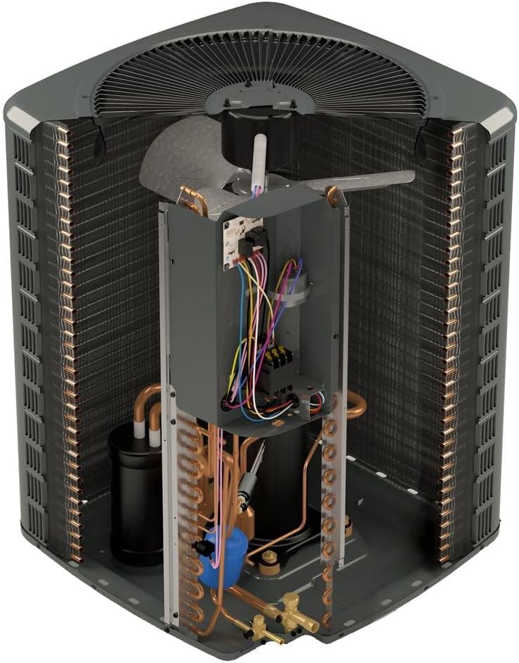 Goodman 3 Ton 14.3 SEER2 Value Series Air Conditioner Condenser GLXS4BA3610- Free Thermostat Included