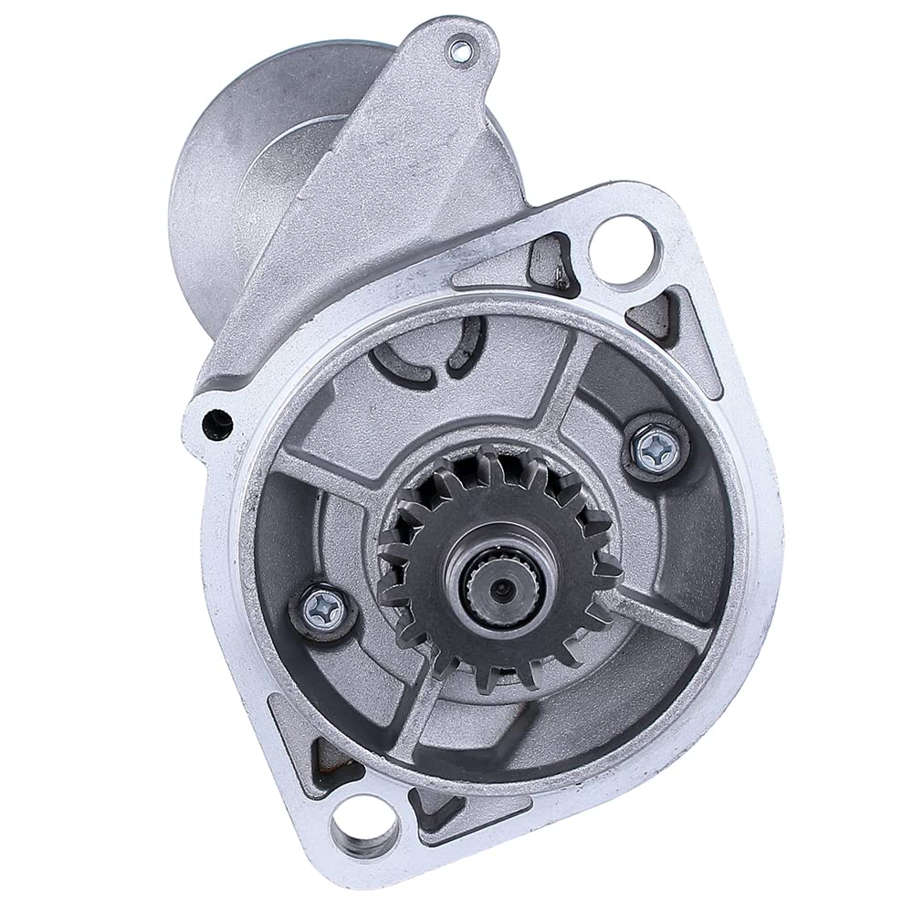 RAREELECTRICAL New Starter Motor Compatible with John Deere Tractors 650 670 855 856 Yanmar Engine 3T72