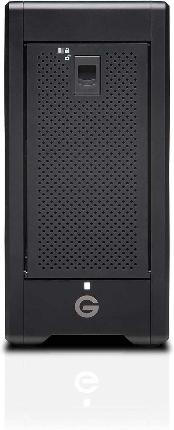 SanDisk Professional 192TB G-RAID Shuttle 8 - Transportable Enterprise-Class 8-Bay External Hard Drive, Thunderbolt 3 and USB-C, Hardware RAID, Up to 1690MB/s Read - SDPH48H-192T-NBAAB