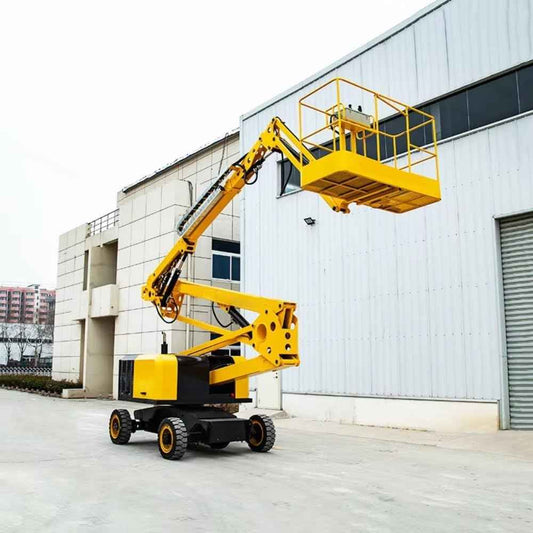 Articulated Boom Aerial Access Lift with Multi-Angle Operation, Built for Safe Elevation in Tight Spaces, Supporting Commercial Repair and Facility Management Tasks