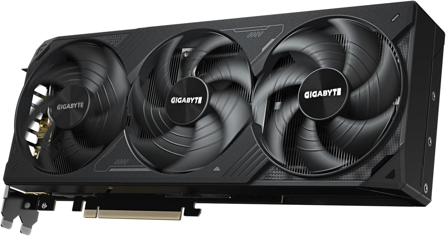 GIGABYTE GeForce RTX 5080 WINDFORCE OC SFF 16G Graphics Card, WINDFORCE Cooling System, 16GB 256-bit GDDR7, GV-N5080WF3OC-16GD Video Card