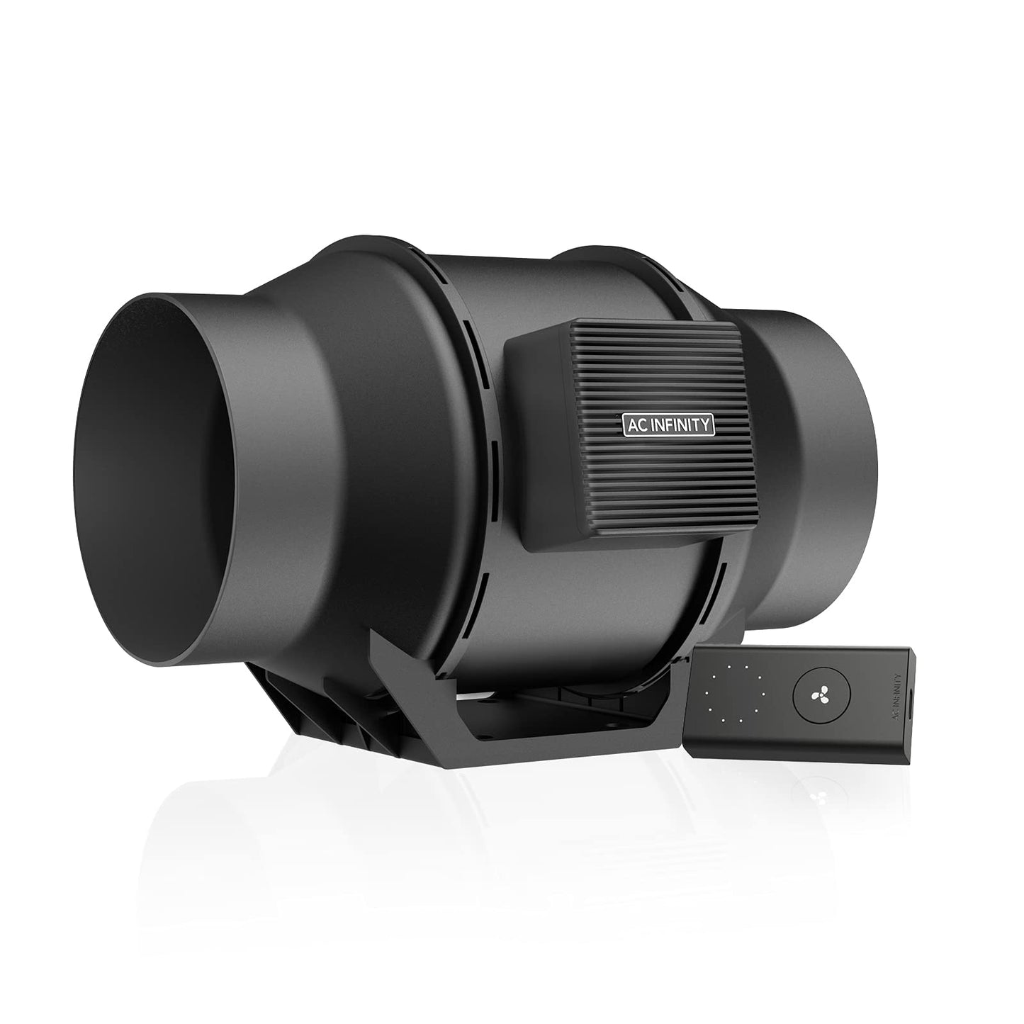 AC Infinity CLOUDLINE S8 PRO, Quiet 8” Inline Duct Fan with 10-Speed Controller, EC-Motor Ventilation Exhaust Fan for Heating Cooling Booster, Grow Tents, Hydroponics