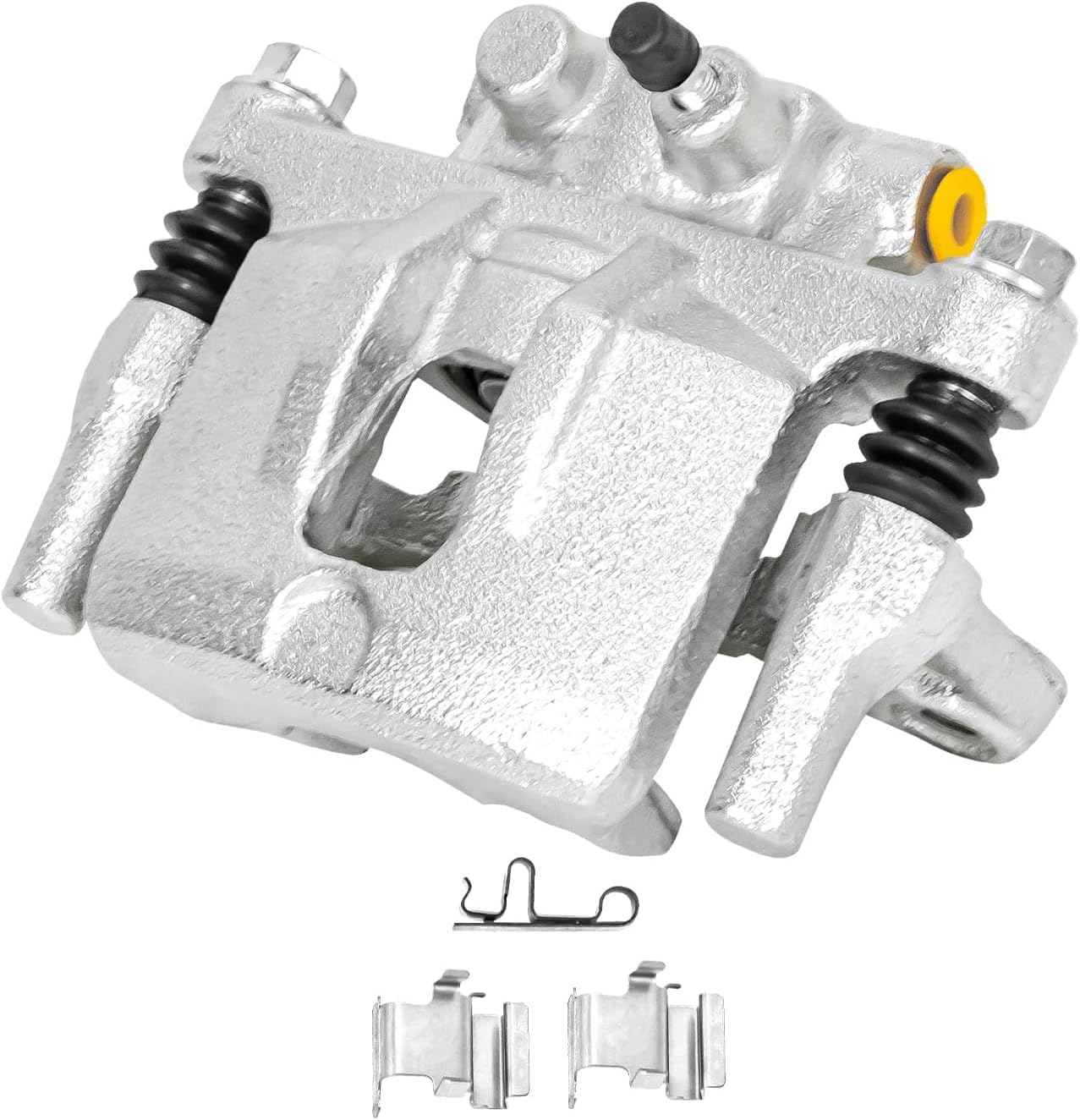 Detroit Axle - 2 Rear Brake Calipers w/Bracket for Jeep Compass Patriot Dodge Avenger Caliber Chrysler Cirrus 200 Sebring Lancer Replacement Disc Brake Calipers Assembly