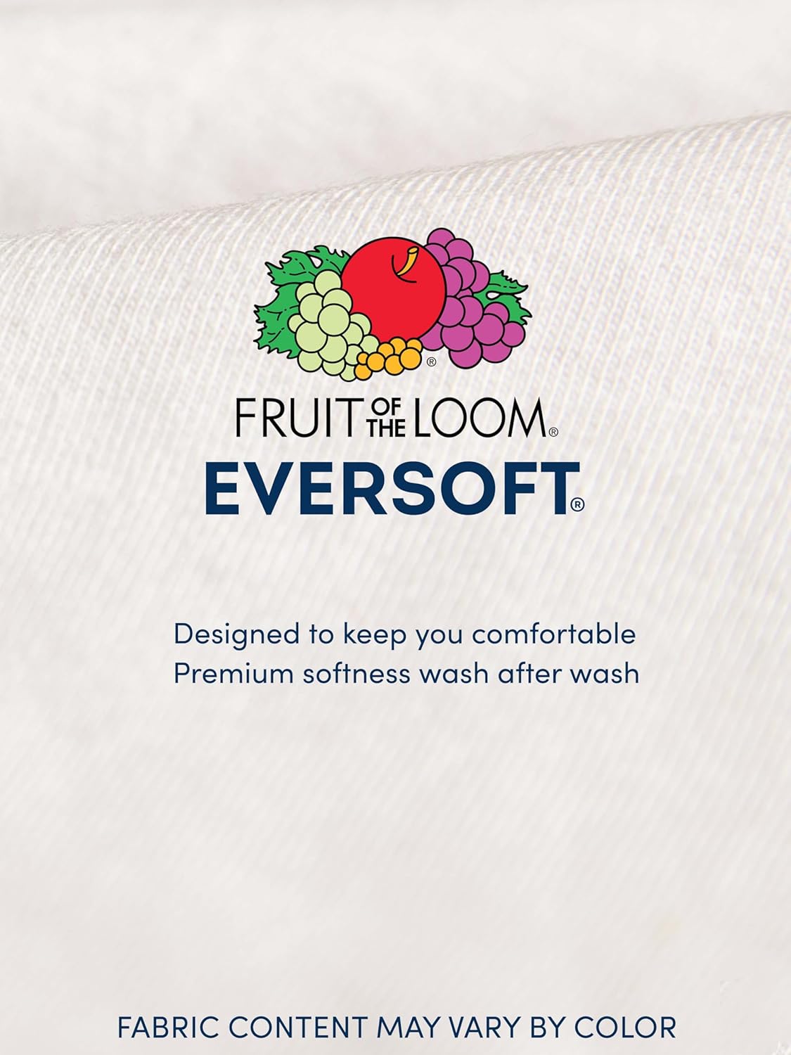 Fruit of the Loom Men's Undershirts, Moisture Wicking & Tag Free, Short Sleeve Crew T-Shirts