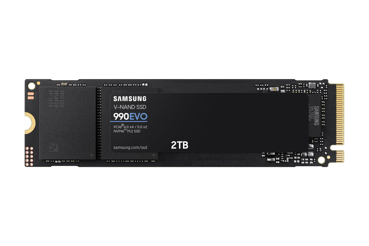 Samsung 990 EVO Plus SSD 2TB, PCIe Gen 4x4, Gen 5x2 M.2 2280, Speeds Up-to 7,250 MB/s, Upgrade Storage for PC/Laptops, HMB Technology and Intelligent Turbowrite 2.0, (MZ-V9S2T0B/AM)