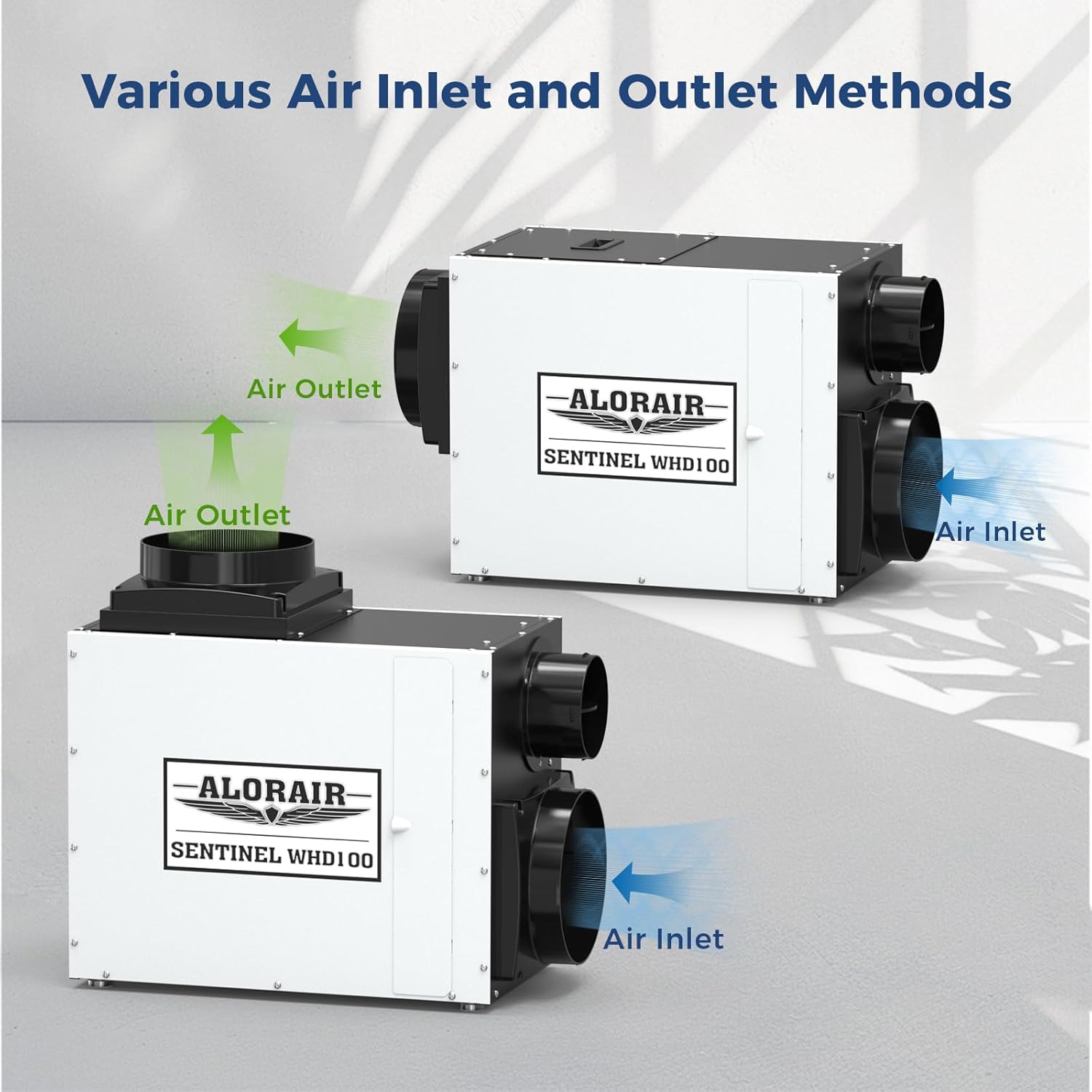 ALORAIR Whole House Dehumidifier, 90 PPD Commercial Grade Whole Home Dehumidifiers for Garages, Water Damage Restoration, 2300 Sq.Ft dehumidifiers for Crawl Space