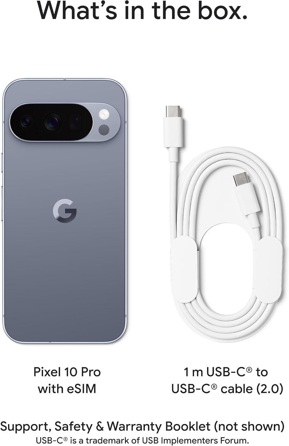 Google Pixel 10 Pro - Unlocked Android Smartphone - Gemini AI Assistant, Triple Rear Camera System, Fast-Charging 24+ Hour Battery, and 6.3" Super Actua Display - Moonstone - 128 GB (2025 Model)