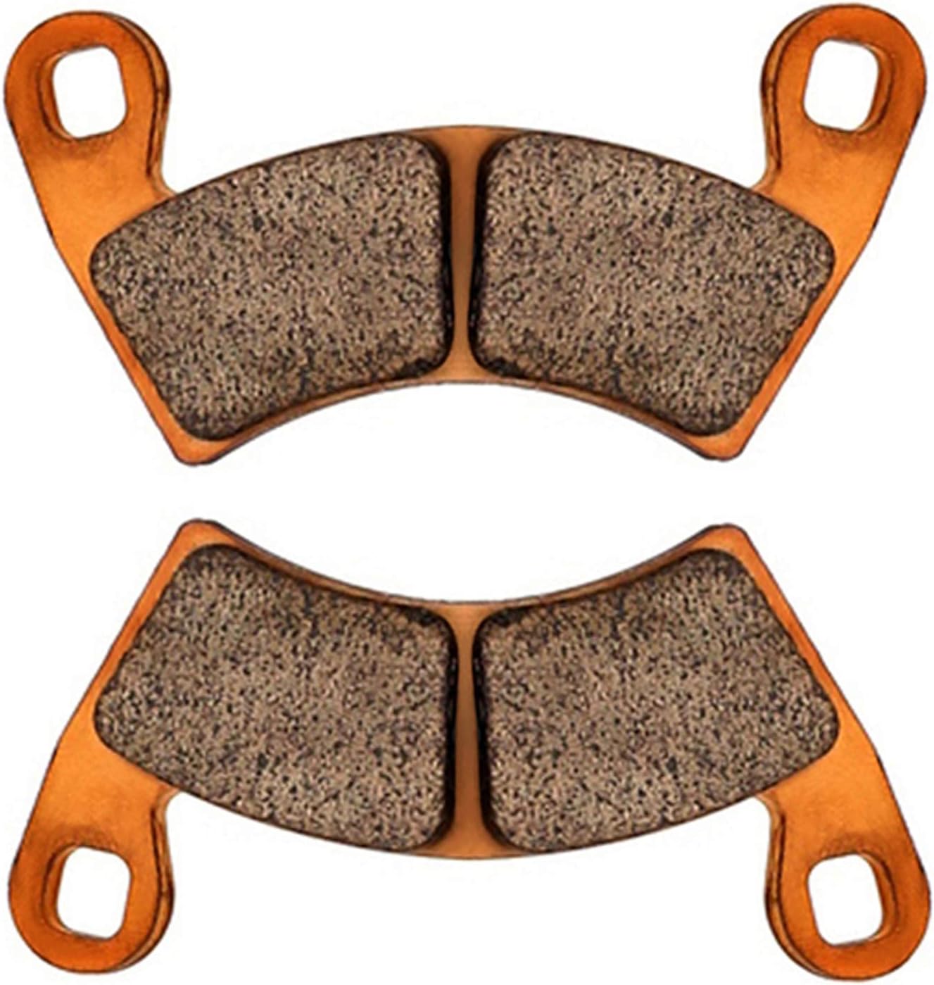 Brake Pads for 2017-2020 Polaris RZR 900 (50inch) / Polaris RZR S 900&1000 Trail 2020 2021 2022 2024 2025,Polaris RZR Trail Sport&Ultimate 2021-2025,4 Set Front&Rear Sintered Copper Brake Pads