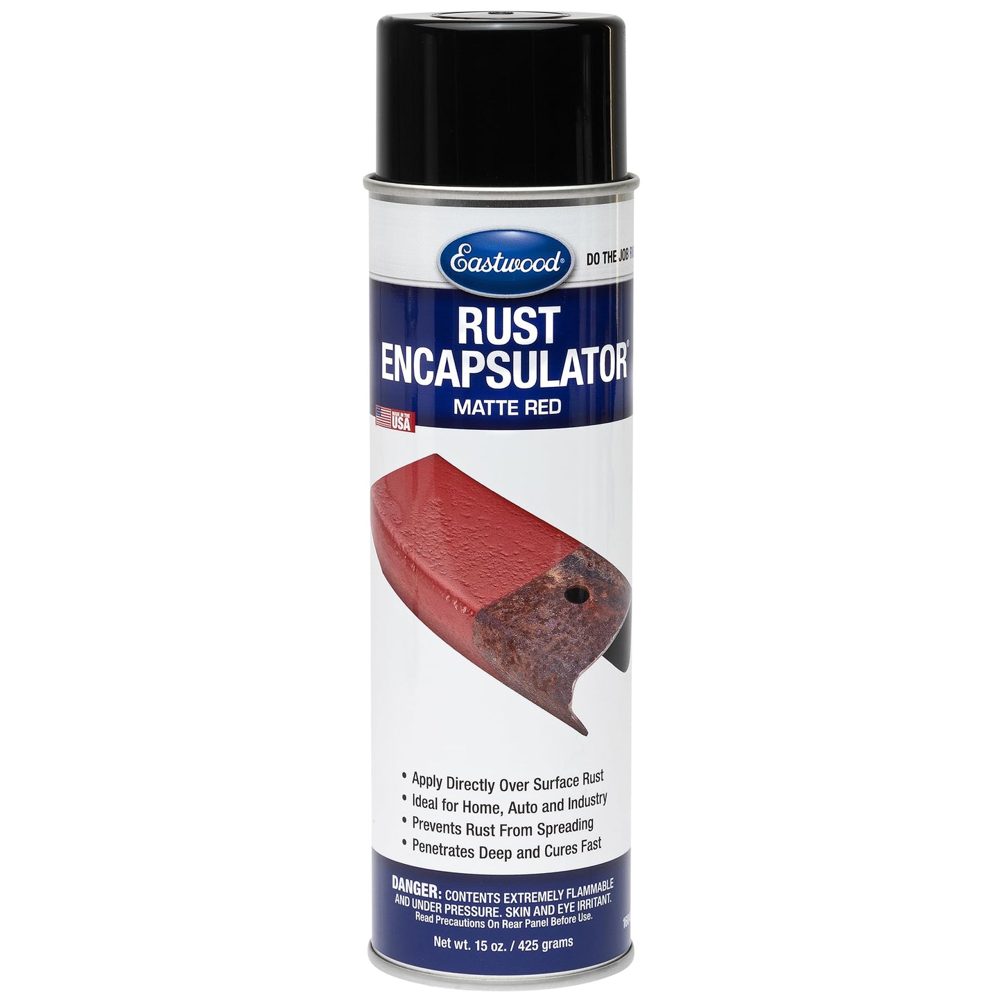 Eastwood Rust Encapsulator Aerosol | Quick Drying with UV Resistance and Heat Resistance up to 400 Degrees Fahrenheit | 15 Oz, Black | 2 Pack
