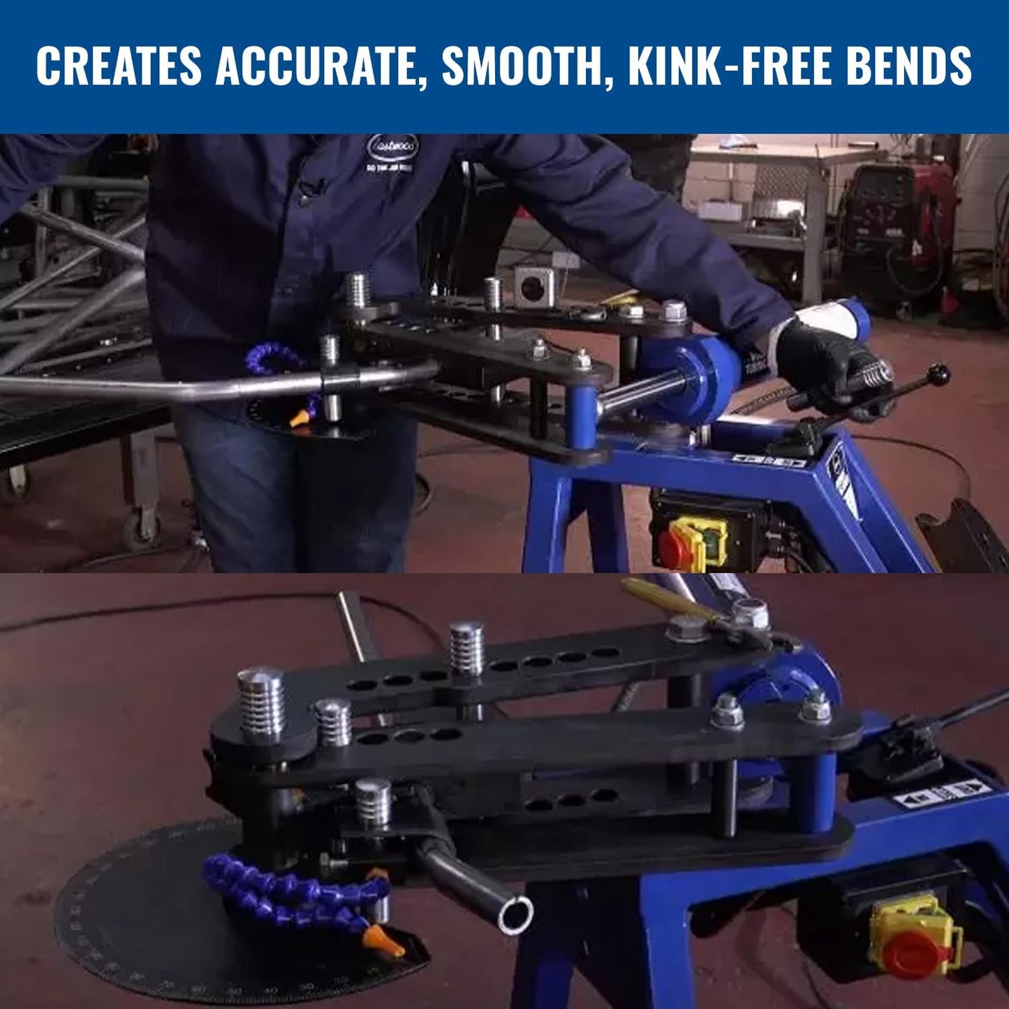 Eastwood Hydraulic Tubing Bender | High Capacity Pipe Bending System with a 1 Horsepower Motor