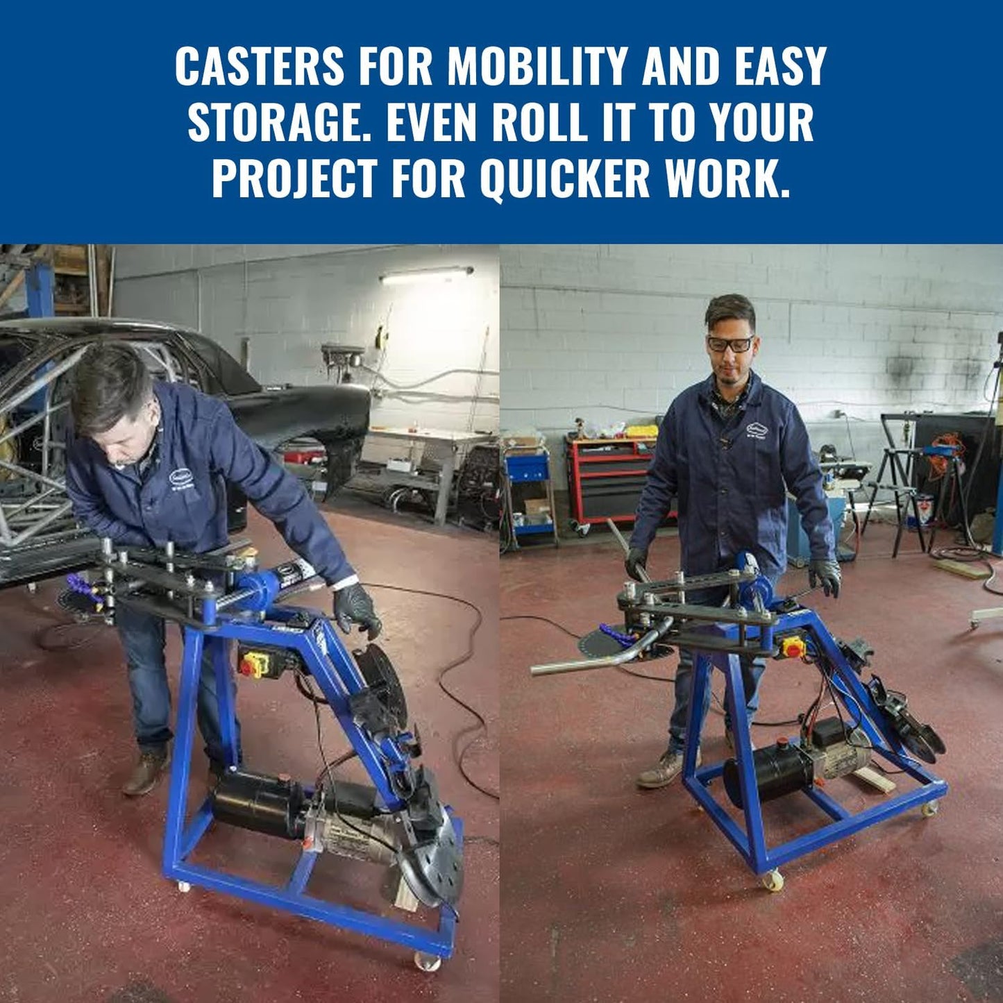 Eastwood Hydraulic Tubing Bender | High Capacity Pipe Bending System with a 1 Horsepower Motor