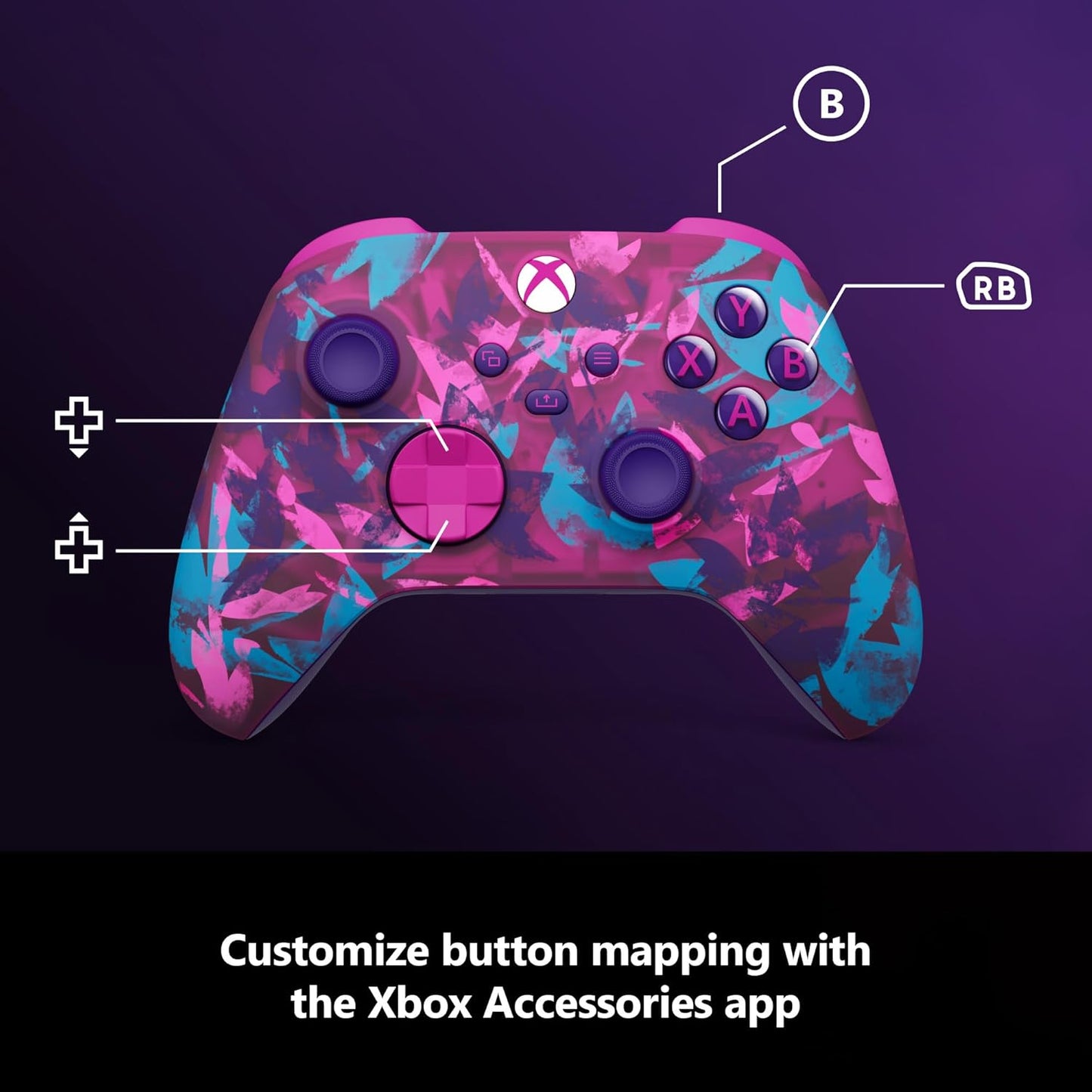 Xbox Wireless Controller Heart Breaker Special Edition - Wireless & Bluetooth Connectivity - New Hybrid D-Pad - New Share Button - Featuring Textured Grip